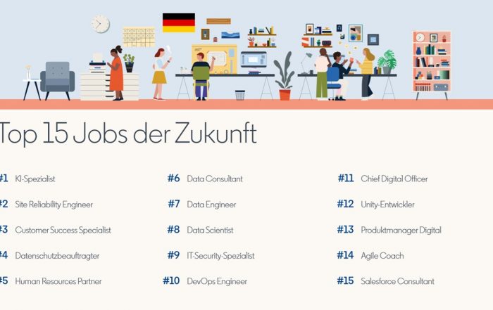 Die Jobs der Zukunft sind vielfältig Fotonachweis: Linkedin